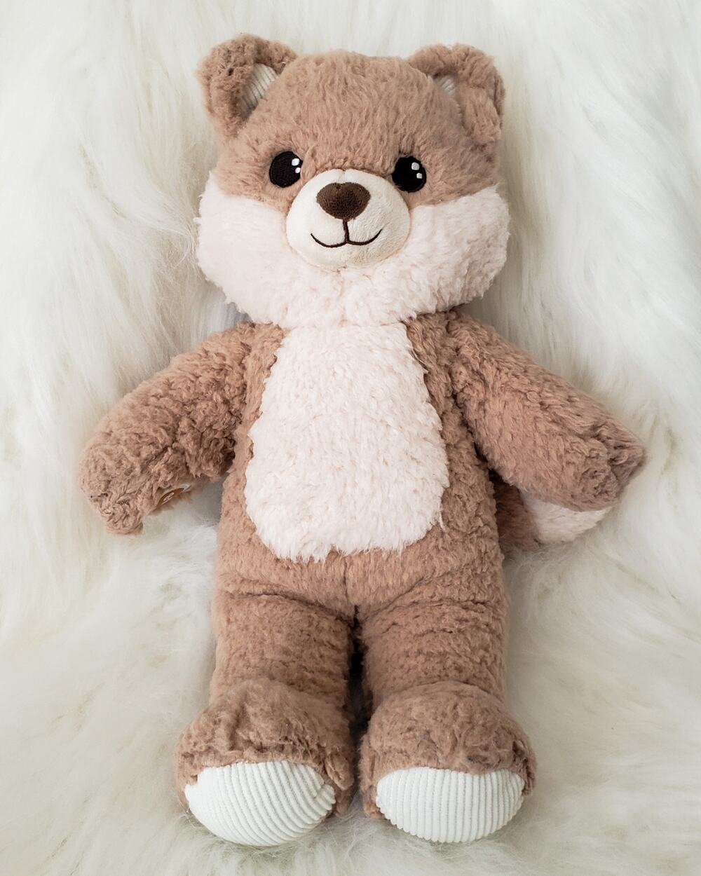 Build-A-Bear Fuzzy Fox 16" Brown Sherpa Plush Stuffed Animal 2024